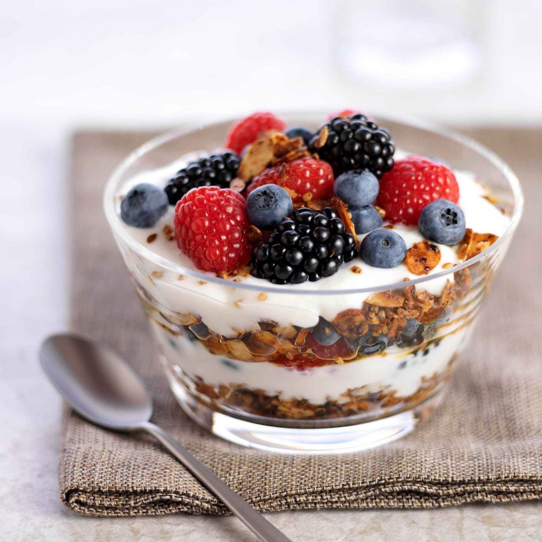 Berry Oats Glass
