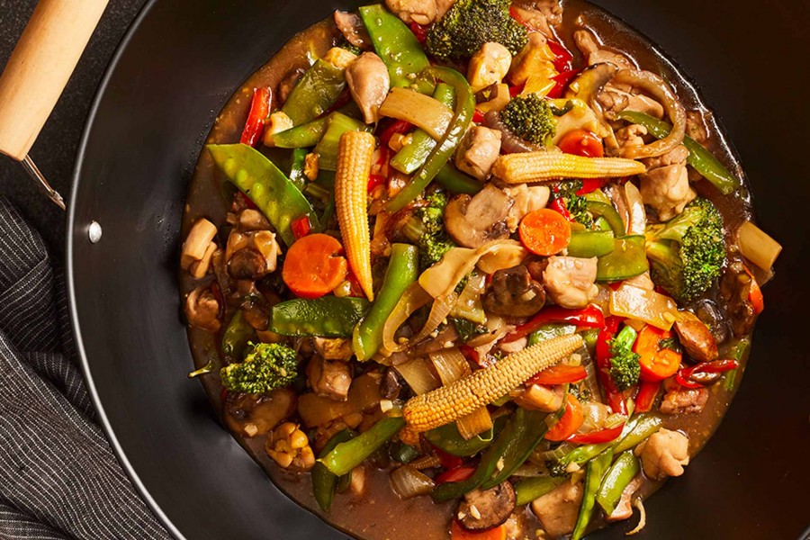 Syrup Chicken Stir Fry