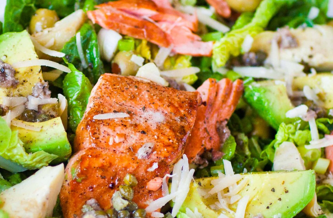 Salmon Salad | Nutrition, Mindfulness and Exercise Plans.